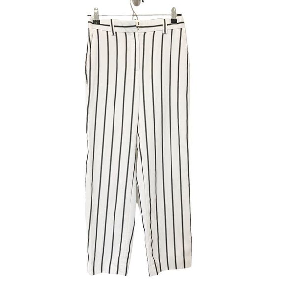 Massimo Dutti Stripe straight leg pants size 2 - Picture 9 of 10